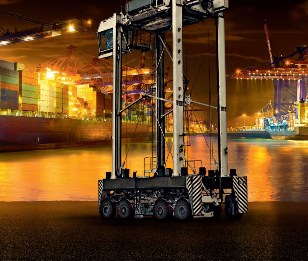 StraddleMaster da Continental foi especificamente desenvolvido para ser utilizado em straddle carriers